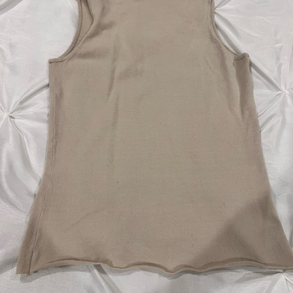MINNIE ROSE Women's Beige Knit Sweater SIZE XS - Picture 2 of 14